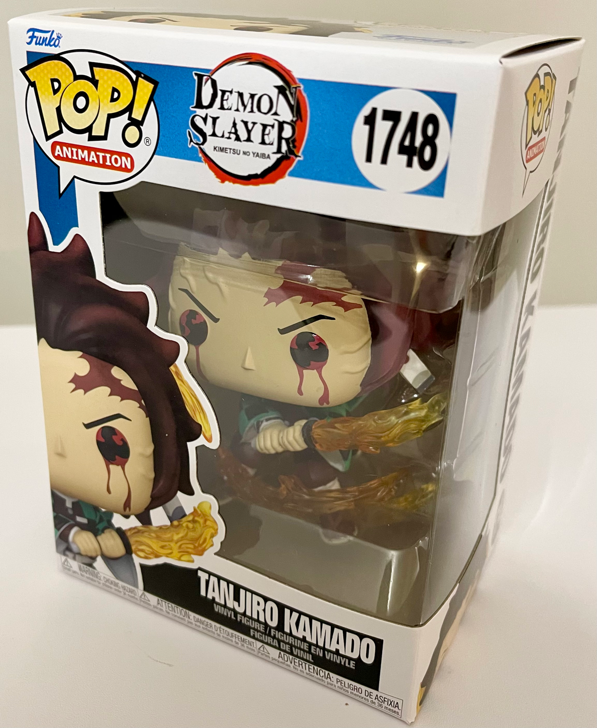 Demon Slayer Tanjiro Kamado (Sun Breathing) Funko Pop! Vinyl Figure #1748 image 1