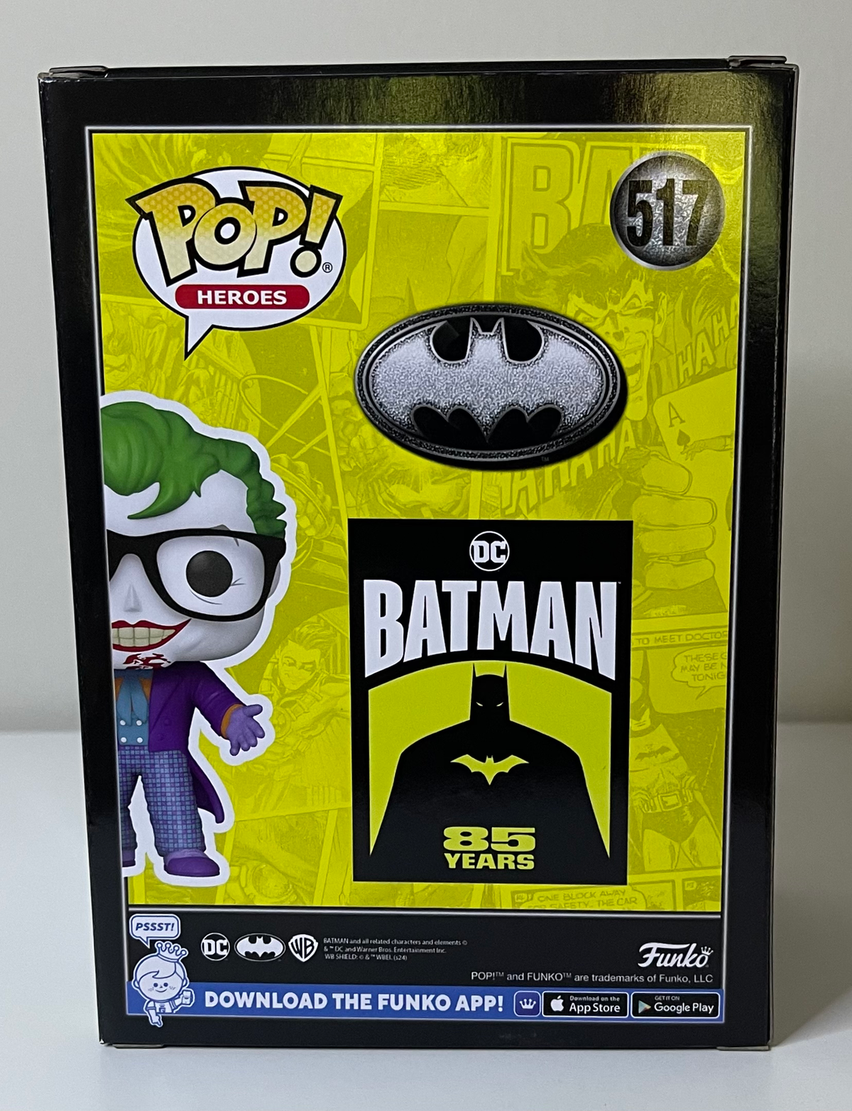 DC Comics The Joker with Teeth Funko Pop! Vinyl Figure #517 image 3