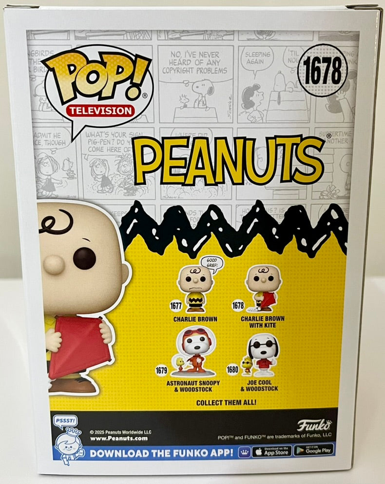 Peanuts Charlie Brown with Kite Funko Pop Vinyl Figure #1678 image 3