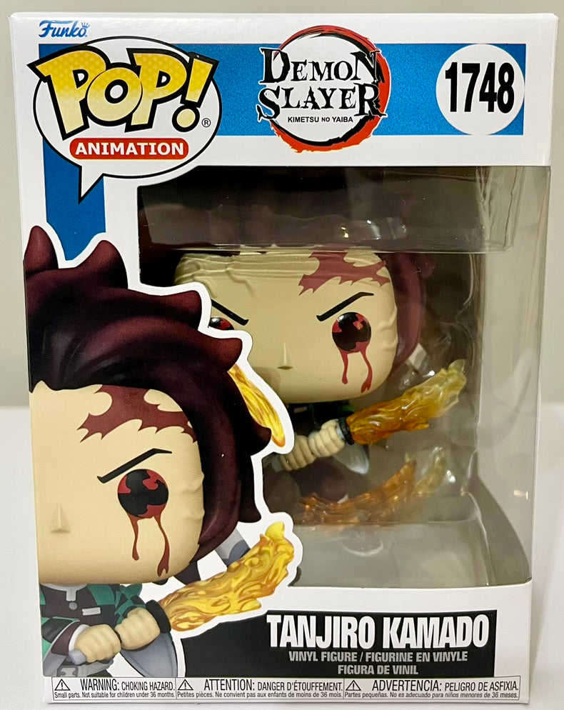 Demon Slayer Tanjiro Kamado (Sun Breathing) Funko Pop! Vinyl Figure #1748 image 0