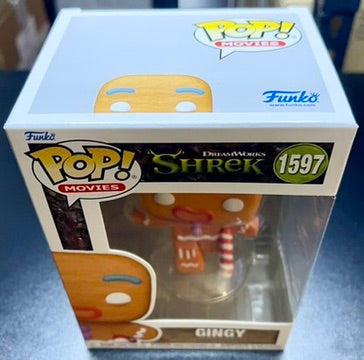 Shrek DreamWorks 30th Anniversary Gingy with Candy Cane Funko Pop! Vinyl #1597 image 4