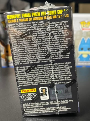 Monopoly Panini Prizm FIFA World Cup Trading Cards Booster Box image 2