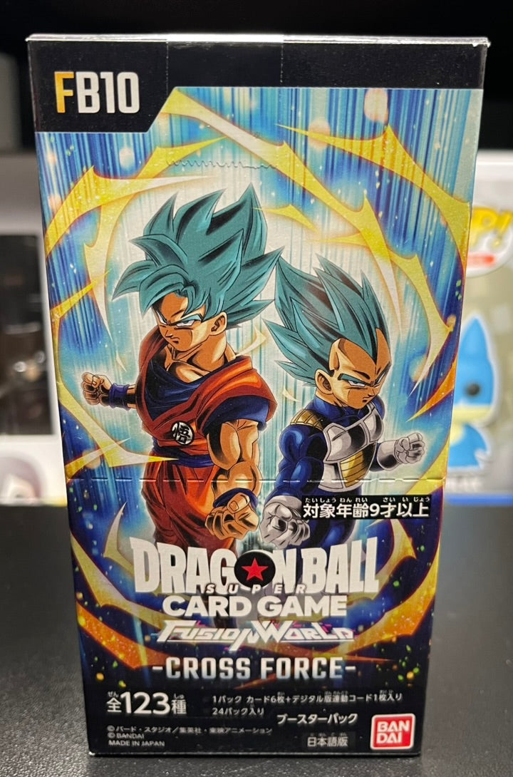 Dragon Ball Super FB10 Cross Force Booster Box Japanese image 0