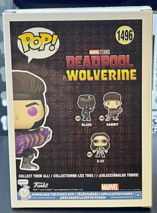 Deadpool & Wolverine Gambit Funko Pop! Vinyl Figure #1496 image 2