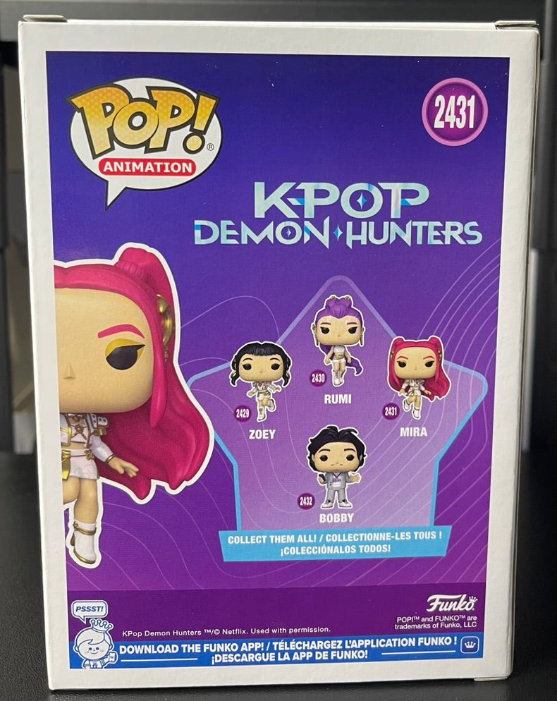KPop Demon Hunters Mira Funko Pop 2431 Vinyl Figure image 2