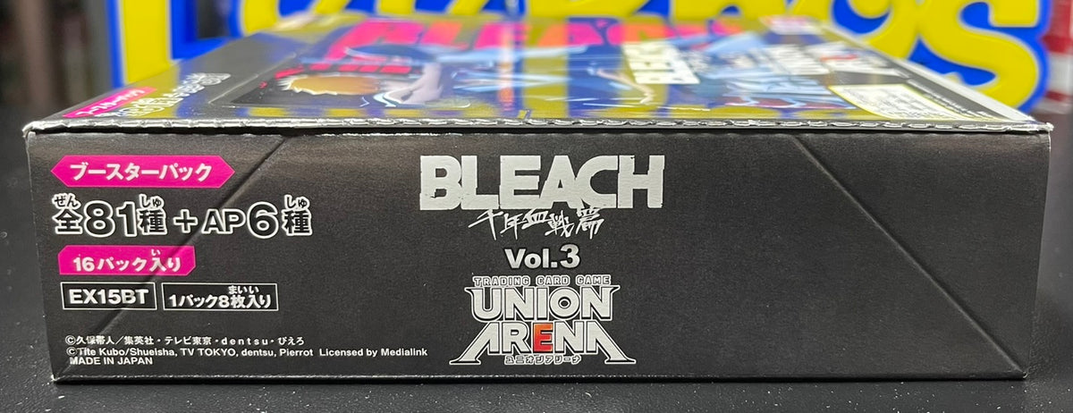 Union Arena BLEACH EX15BT Booster Box Japanese