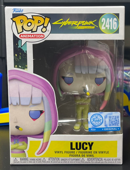 Lucy in Hoodie Cyberpunk Edgerunners Funko Pop! #2416 Web Exclusive