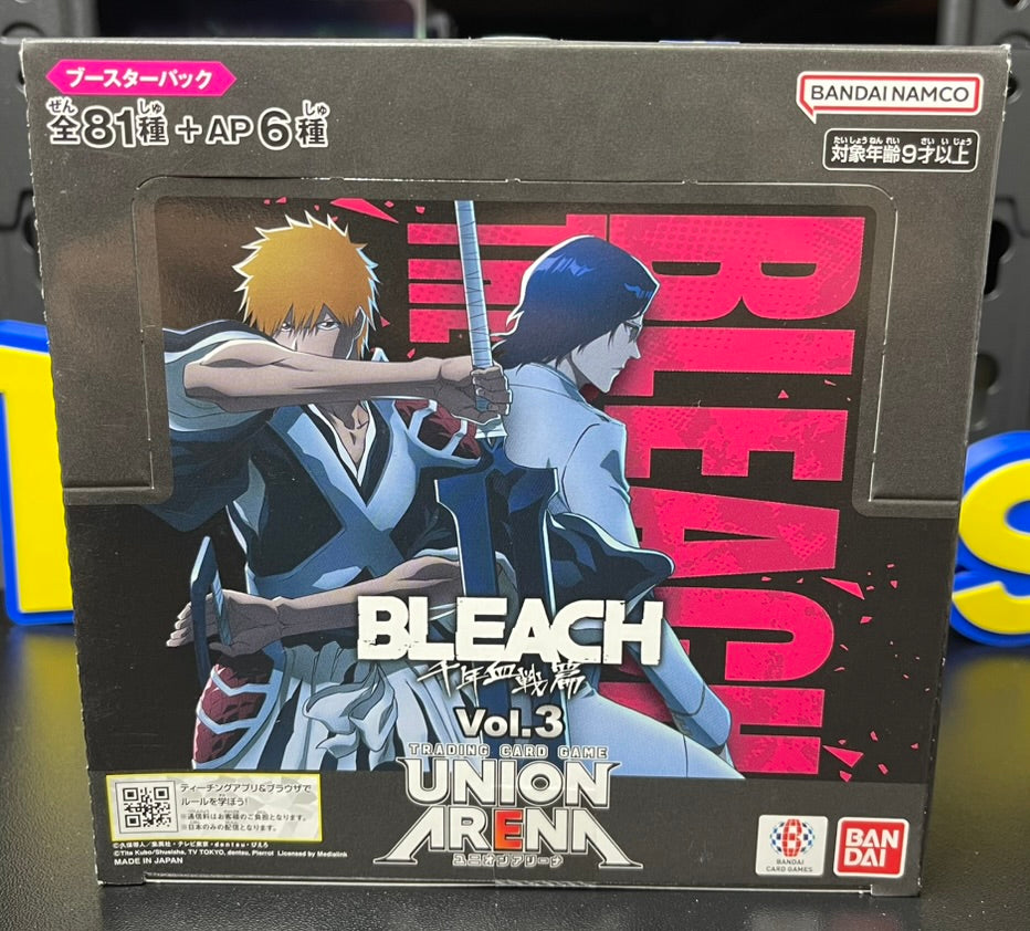 Union Arena BLEACH EX15BT Booster Box Japanese