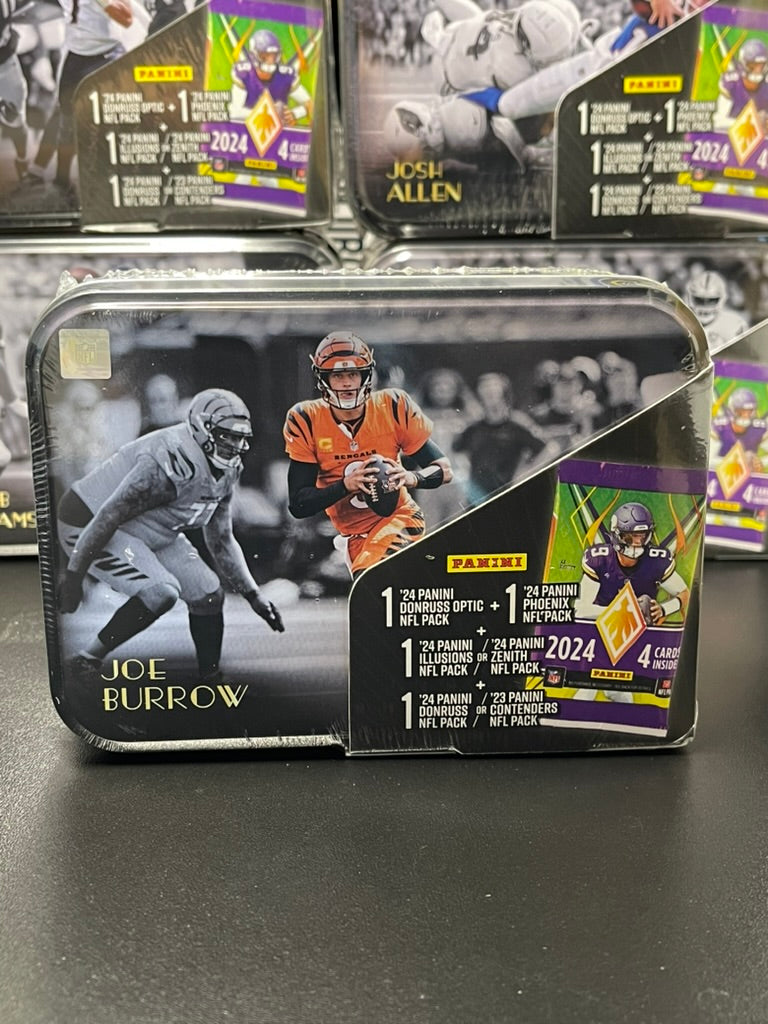 Joe Burrow '25 NFL MJ Holding TIN - Includes 2023-24 Panini Packs image 0
