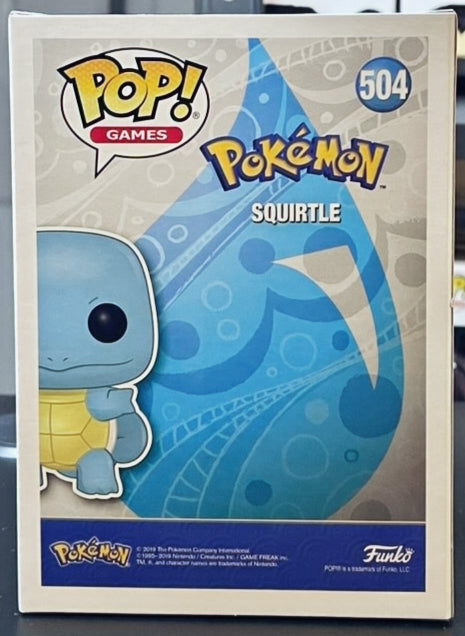 Pokemon Squirtle Funko Pop! Vinyl Figure #504 image 2