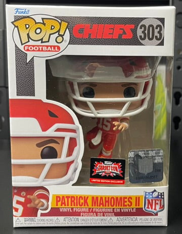 Patrick Mahomes II Funko Pop! #303 NFL Chiefs – Target Con Exclusive image 0