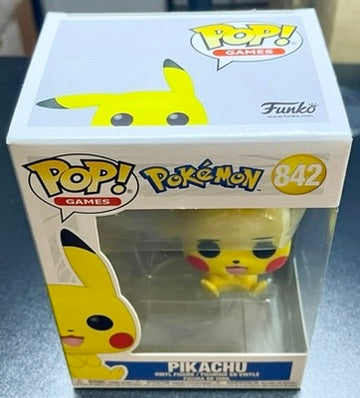 Pokemon Pikachu Sitting Funko Pop Vinyl Figure #842 image 4