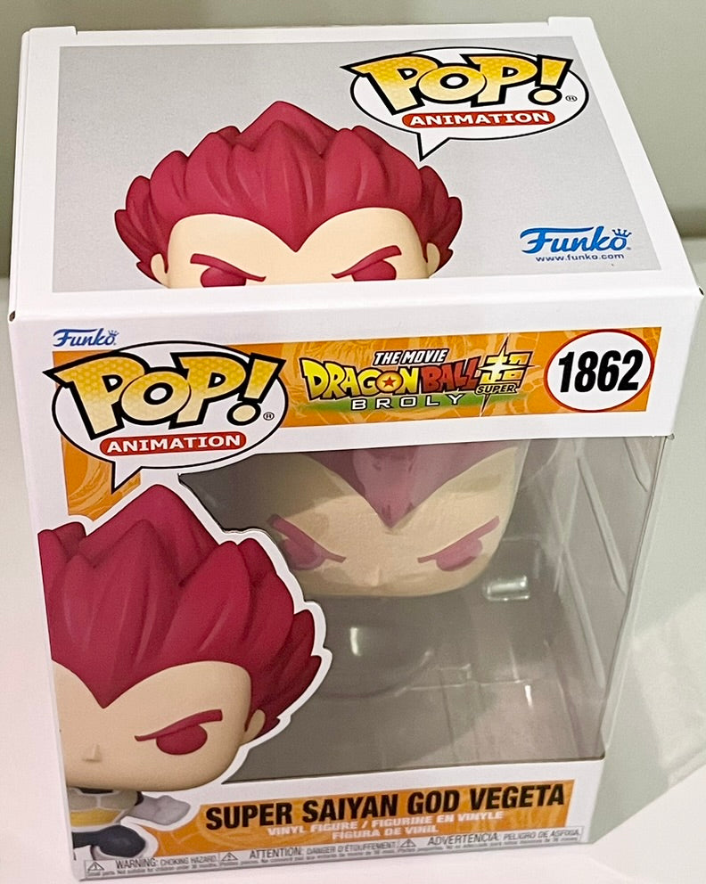 Dragon Ball Super: Broly Super Saiyan God Vegeta Funko Pop! Vinyl Figure #1862 image 5
