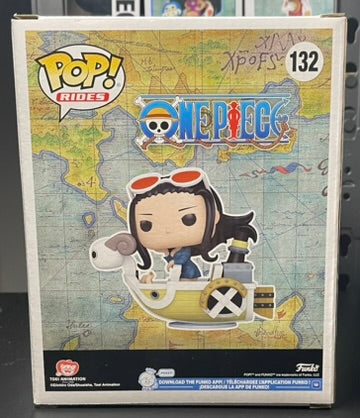 Funko Pop! Rides Deluxe One Piece Nico Robin with Mini Merry II #132 (SDCC) image 1