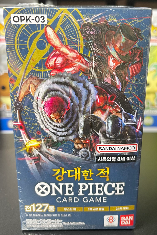 One Piece TCG Pillars of Strength Booster Box OPK-03 - Korean image 0