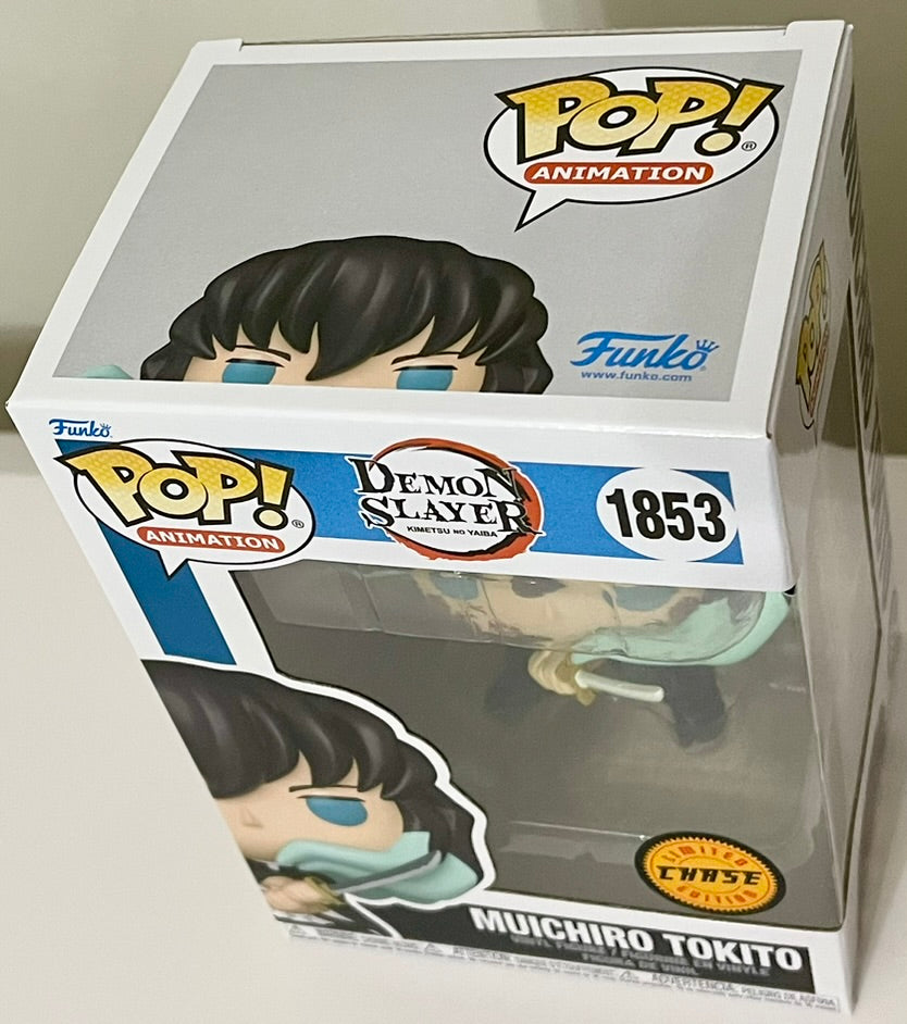 Demon Slayer Muichiro Tokito (Attack) Funko Pop Vinyl Figure #1853 - CHASE image 4