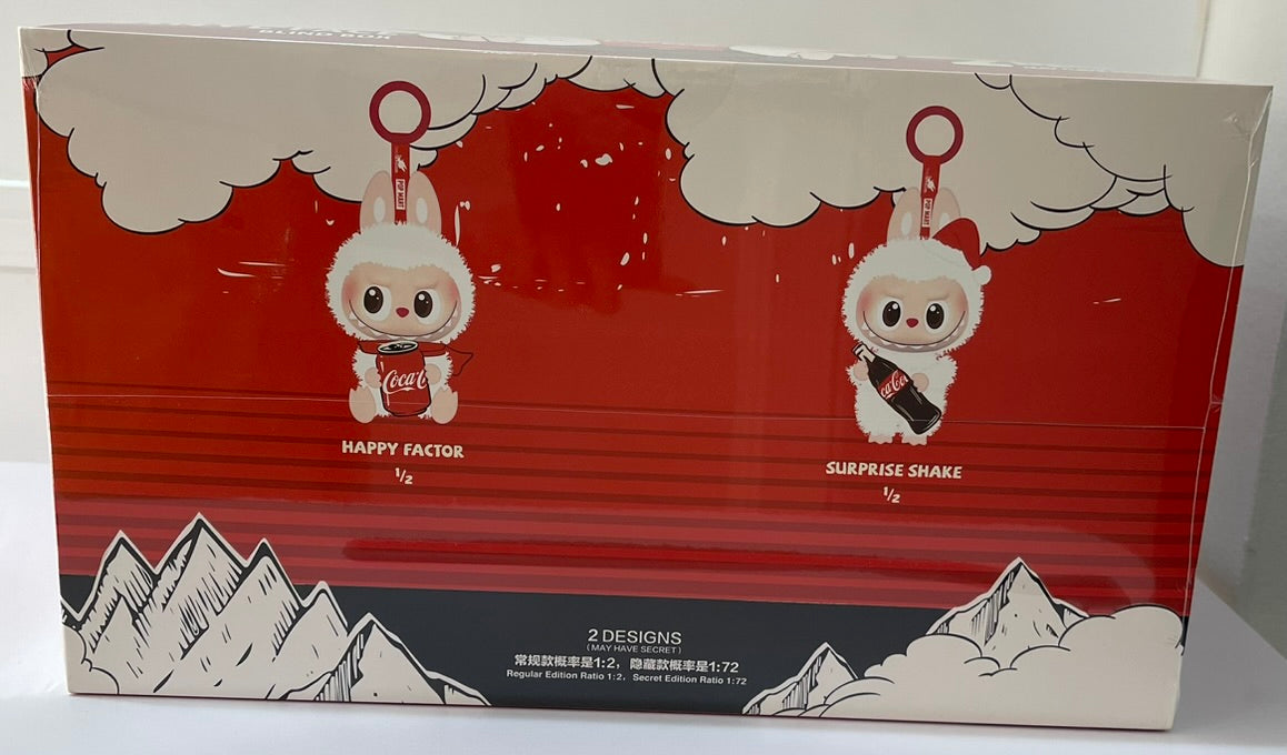 POPMART LABUBU The Monsters Coca Cola Vinyl Face SEALED CASE image 1