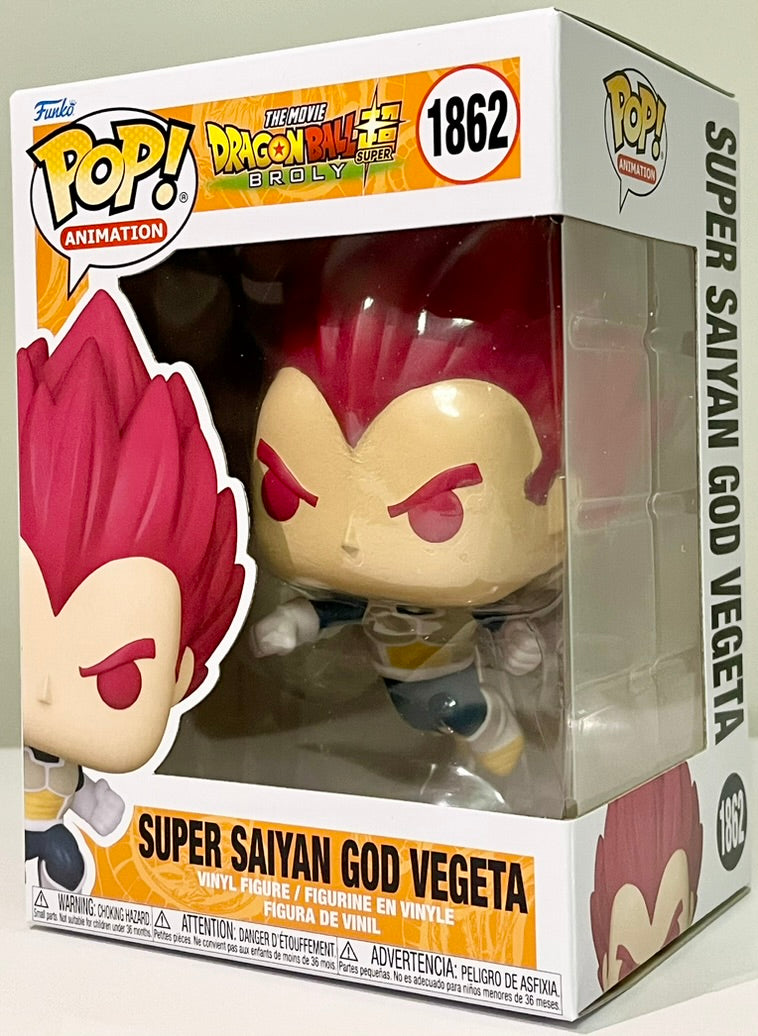 Dragon Ball Super: Broly Super Saiyan God Vegeta Funko Pop! Vinyl Figure #1862 image 1