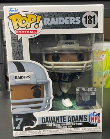 Davante Adams Funko Pop #181 NFL Las Vegas Raiders image 0