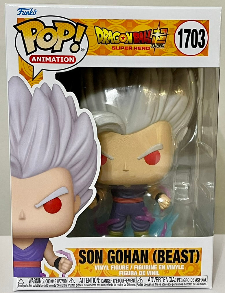Dragon Ball Super: Super Hero Son Gohan (Beast) Funko Pop! Vinyl Figure #1703 image 0