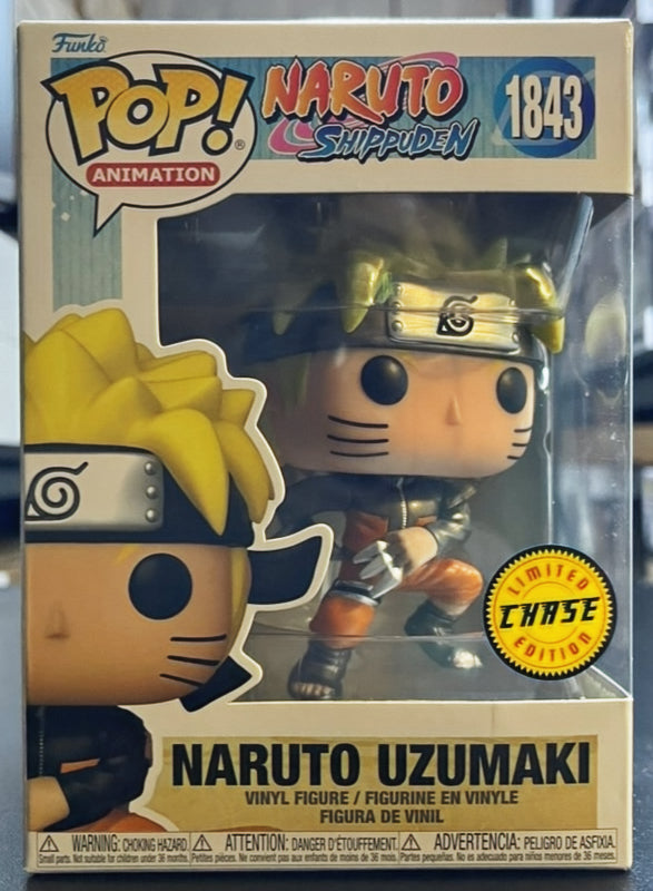 Naruto: Shippuden Naruto Uzumaki with Shuriken Funko Pop! #1843 - CHASE image 0