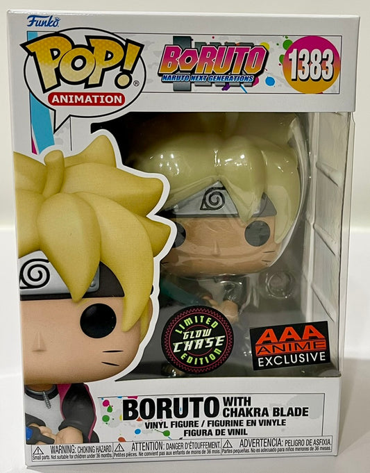 Boruto with Chakra Blade Funko Pop! Vinyl Figure #1383 AAA Anime Exclusive CHASE image 0
