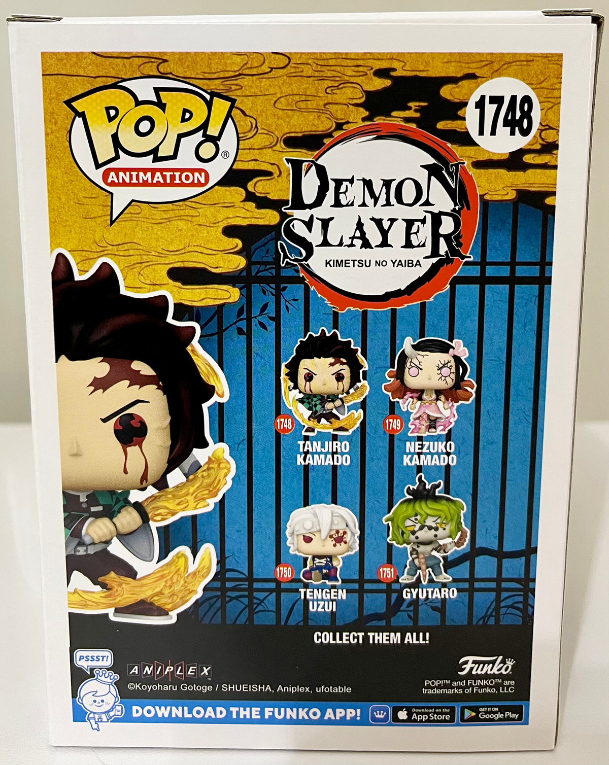 Demon Slayer Tanjiro Kamado (Sun Breathing) Funko Pop! Vinyl Figure #1748 image 3