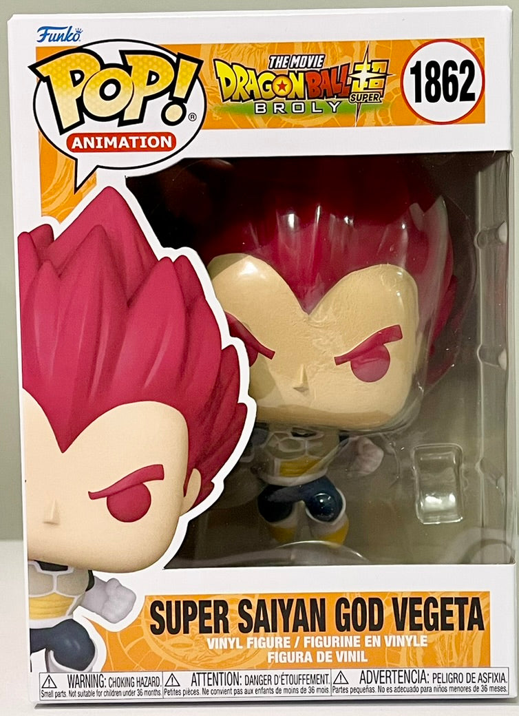 Dragon Ball Super: Broly Super Saiyan God Vegeta Funko Pop! Vinyl Figure #1862 image 0