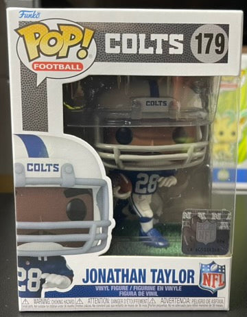 Johnathan Taylor Funko Pop #179 NFL Indianapolis Colts image 0