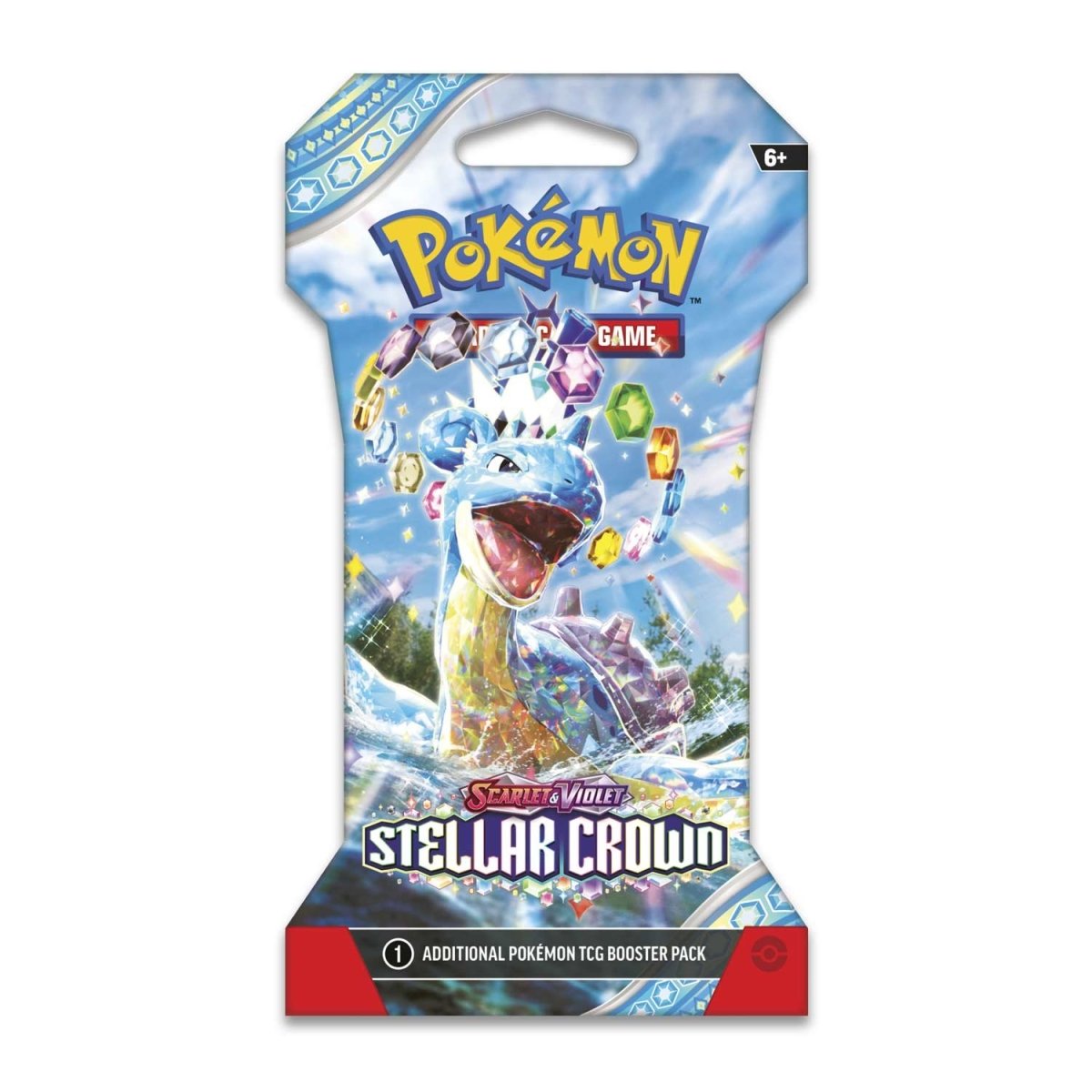 Pokemon TCG: Stellar Crown Sleeved Booster Pack - SV07 image 1