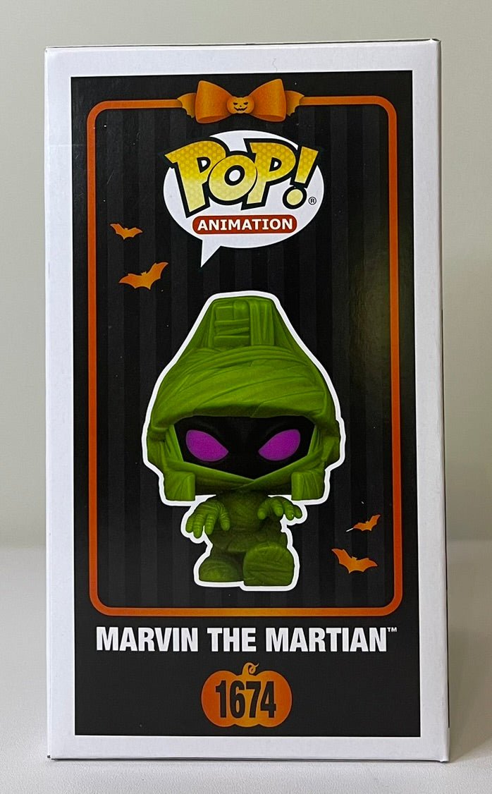 Looney Tunes Marvin the Martian in Mummy Costume (Glow) Funko Pop! #1674 image 2