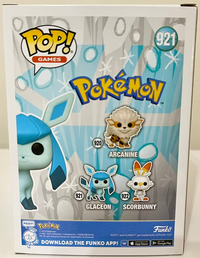 Pokemon Glaceon Funko Pop! Vinyl Figure #921 image 3