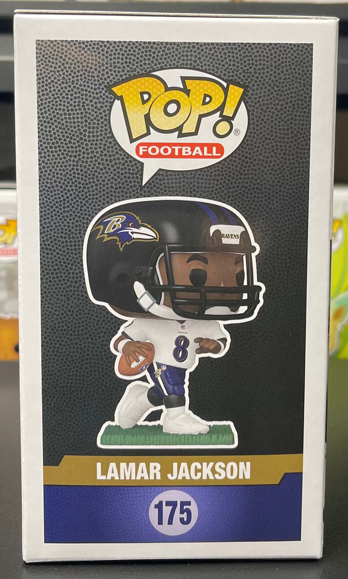 Lamar Jackson Funko Pop #175 Baltimore Ravens Away Uniform image 1