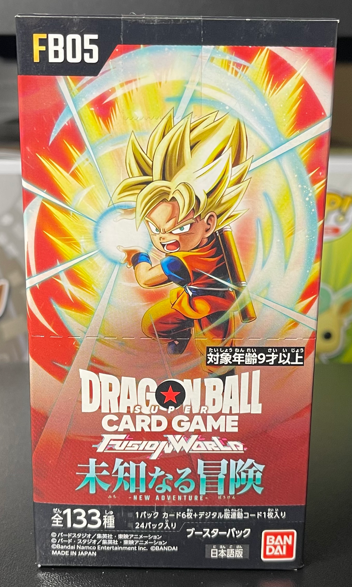 Dragon Ball Super Card Game Fusion World New Adventure FB05 Booster Box Japanese image 0