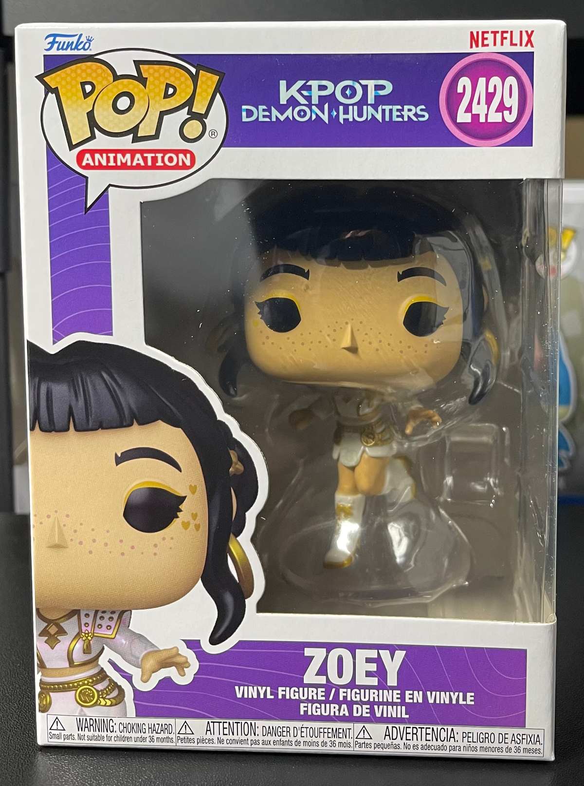 KPop Demon Hunters Zoey Funko Pop 2429 Vinyl Figure image 0