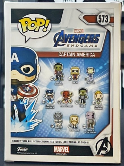 Avengers Endgame Captain America with Broken Shield Funko Pop! Vinyl Figure #573 image 3