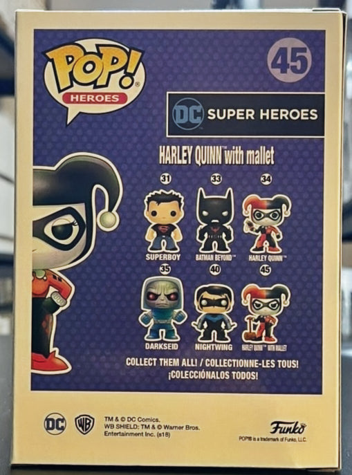 DC Comics Harley Quinn with Mallet Funko Pop! Vinyl Figure #45 image 2
