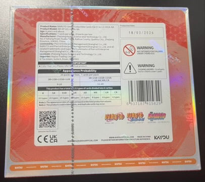 Naruto Smriti Earth Scroll Series 2 Booster Box – 20 Packs image 1