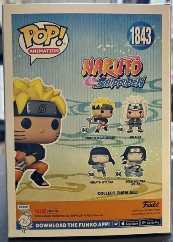 Naruto: Shippuden Naruto Uzumaki with Shuriken Funko Pop! #1843 - CHASE image 2