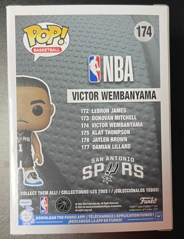 Victor Wembanyama Funko Pop! #174 NBA San Antonio Spurs image 2
