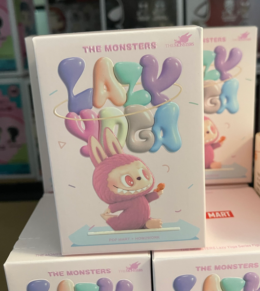 POP MART Labubu The Monsters Lazy Yoga Series Vinyl Figure – Blind Box image 0