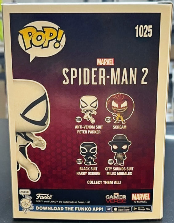 Spider-Man 2 Video Game Anti-Venom Suit Peter Parker Funko Pop! Vinyl Figure #10 image 2