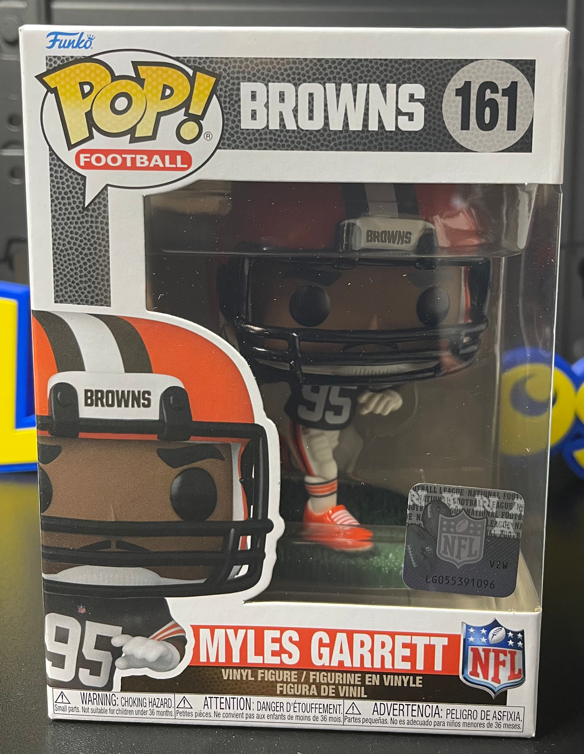 Miles Garrett Funko Pop #161 Cleveland Browns image 0