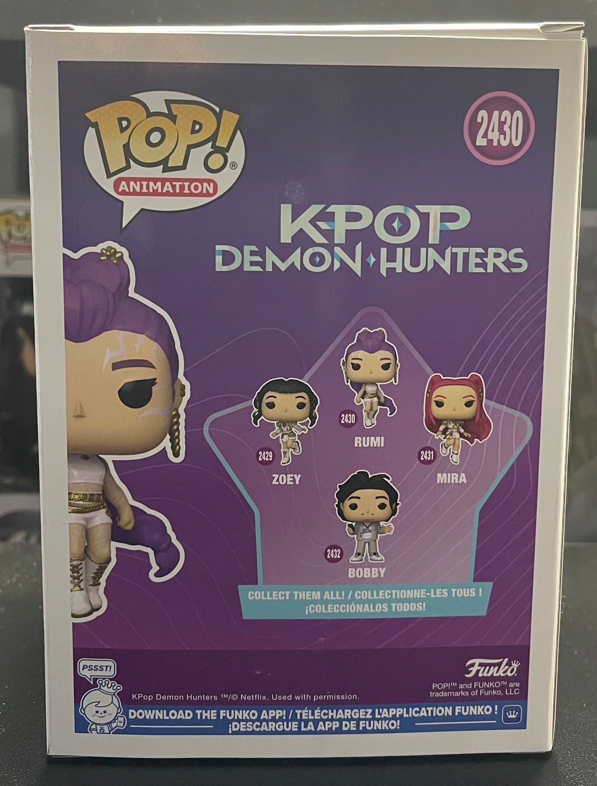 KPop Demon Hunters Rumi Funko Pop 2430 Vinyl Figure image 2