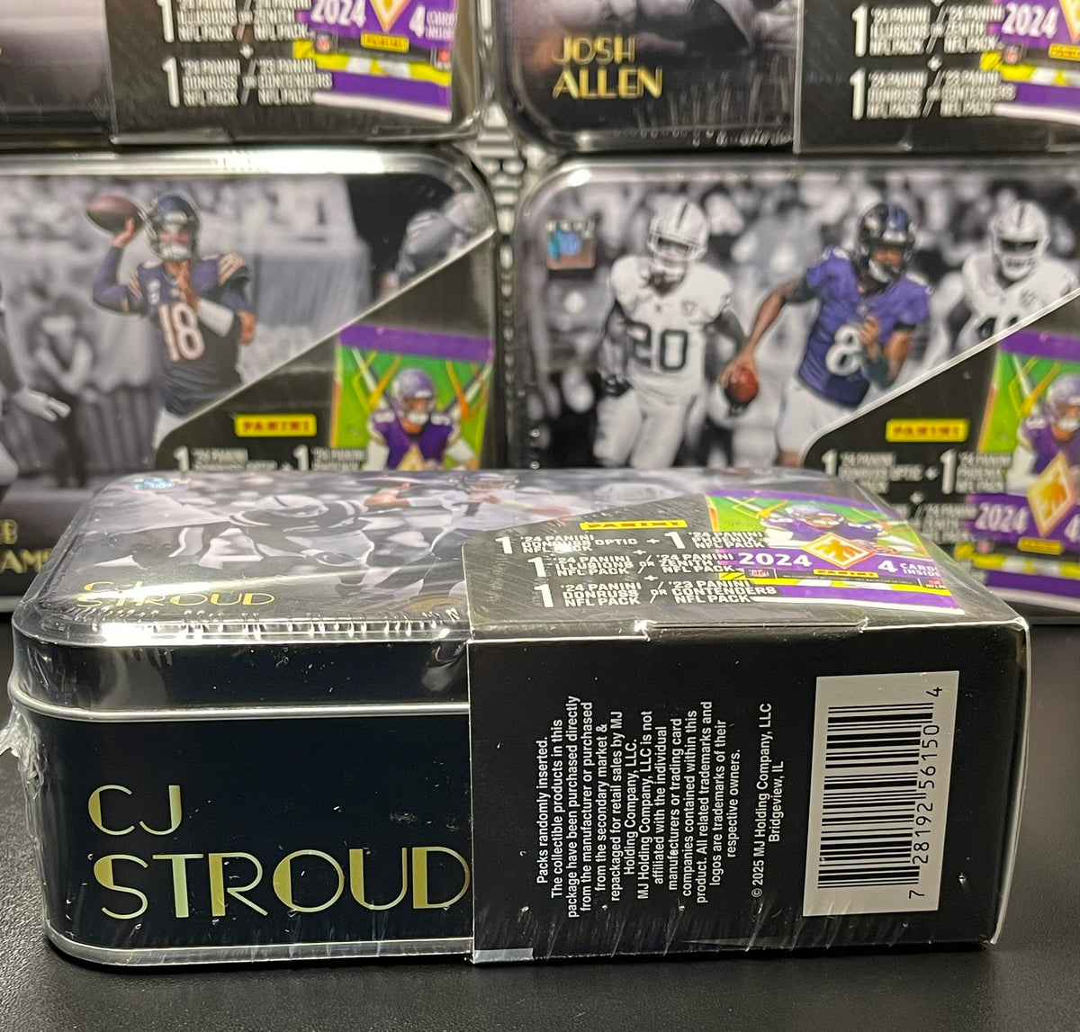 CJ Stroud '25 NFL MJ Holding TIN - Includes 2023-24 Panini Packs image 2